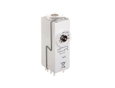 Przekaźnik czasowy 4P 6A 1sek-100h 12V DC, opóźnione załączenie T-R4E-2014-23-1012 854940 /100szt./