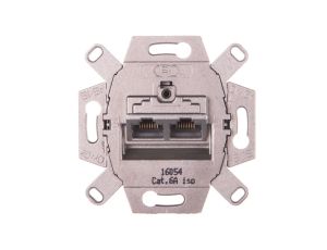 Merten Gniazdo komputerowe podwójne RJ45 kat.6 8/8 MTN465706