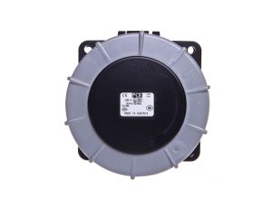 Gniazdo tablicowe 125A 5P 500V /120x120/ czarne IP67 POWER TWIST 345-7