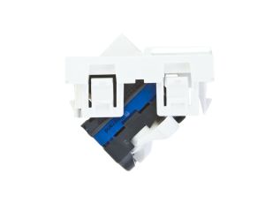 MOSAIC Gniazdo komputerowe podwójne podwójneRJ45 kat.6 FTP IP20 białe 076506