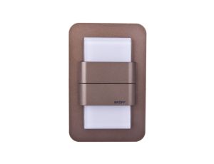 Oprawa przyschodowa DUO SALSA LED Light 10 V DC 1,6 W IP 66 3000 K mosiądz mat