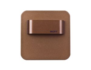 Oprawa przyschodowa SALSA Short LED Light 10 V DC 0,8 W IP 66 3000 K mosiądz mat