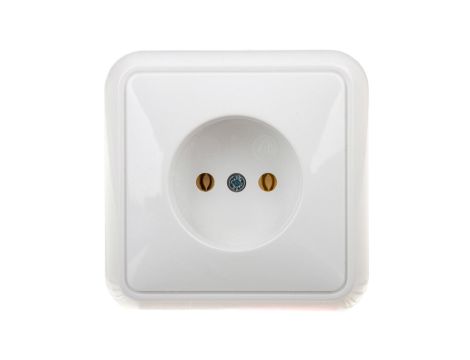 COSMO Gniazdo pojedyncze b/u białe 300431