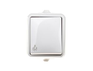 HYDRO Przycisk hermetyczny /światło/ IP44 biały 120403 /20szt./