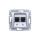Sedna Gniazdo komputerowe podwójne RJ45 kat.6 FTP aluminium SDN4800160