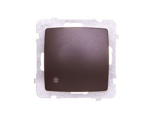 KARO Łącznik krzyżowy czekoladowy metalik ŁP-4S/m/40