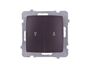 KARO Łącznik żaluzjowy czekoladowy metalik ŁP-7S/m/40