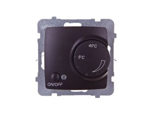 KARO Regulator temperatury /czujnik podłogowy/ czekoladowy metalik RTP-1S/m/40