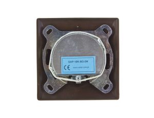 AKCENT Gniazdo antenowe RTV zakończeniowe 10dB brązowe GPA-10APZ/24