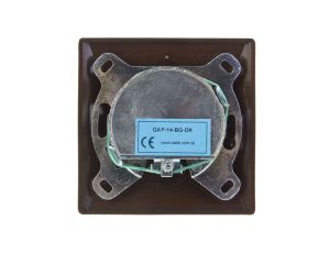 AKCENT Gniazdo antenowe RTV przelotowe 14dB brązowe GPA-14AP/24