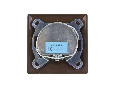 AKCENT Gniazdo antenowe RTV przelotowe 16dB brązowe GPA-16AP/24