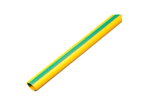 Rura termokurczliwa cienkościenna, odcinki 1m, CR 2,4/1,2 żółto-zielona, 427513 /100szt./
