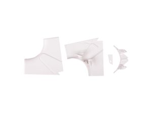 Naroże kanału wewnętrzne regulowane DLP 50x105 /1x przegroda/ 010606