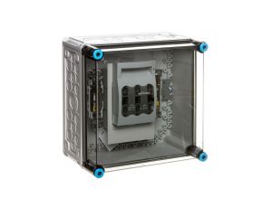 Skrzynka Mi z rozł. bezp. mocy, IP 65, wlk.2 - 300x300x170, 1xNH 00, 125A, 3-bieg.+PE+N Mi 5250 2000187