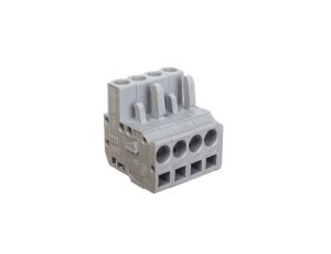 Gniazdo MCS-MIDI Classic kątowe 4-biegunowe szare raster 5mm 232-204/026-000 /100szt./