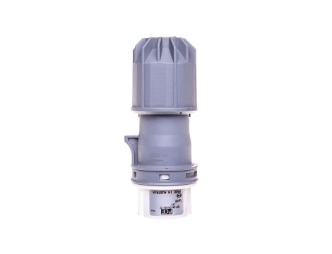 Wtyczka przenośna 32A 2P 24/42V DC szara IP67 TWIST 092-10v