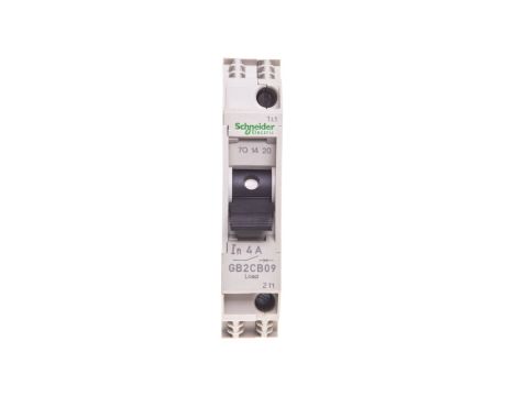 Wyłącznik termo-magnetyczny 1P 4A 6kA AC GB2CB09