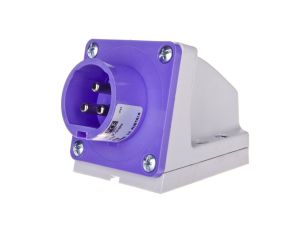 Wtyczka odbiornikowa 16A 3P 24V fioletowa IP44 563v