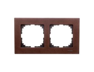 Merten M-Elegance Ramka podwójna drewno orzech włoski MTN4052-3473
