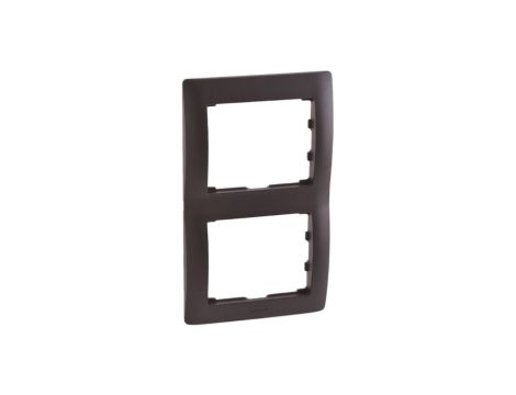 SISTENA LIFE Ramka podwójna pionowa choco 771206