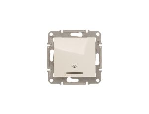 Sedna Przycisk /światło/ z podświetleniem kremowy SDN1800123