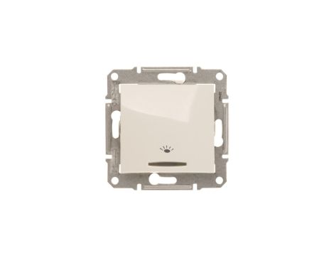 Sedna Przycisk /światło/ z podświetleniem kremowy SDN1800123
