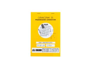 Znaki samoprzylepne ZS 20x34/ZAL E04ZP-02030110300