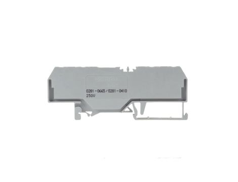 Złączka diodowa 4-przewodowa 4mm2 szara 281-665/281-410 /50szt./