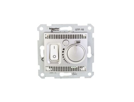 Sedna Regulator temperatury podtynkowy aluminium SDN6000360