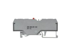 Złączka szynowa 4-przewodowa LED 2,5mm2 szara 280-809/281-434 /100szt./
