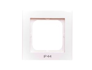 SONATA Ramka pojedyncza do łączników IP44 ecru RH-1R/27