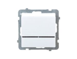 SONATA Łącznik hotelowy z podświetleniem biały ŁP-15RS/m/00