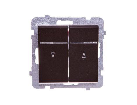 SONATA Łącznik żaluzjowy z podświetleniem czekoladowy metalik ŁP-7RS/m/40