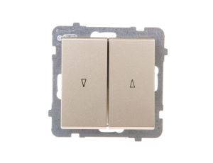 SONATA Łącznik żaluzjowy szampański złoty ŁP-7R/m/39