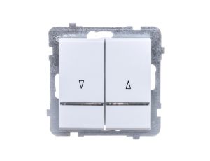 SONATA Łącznik żaluzjowy z podświetleniem biały ŁP-7RS/m/00