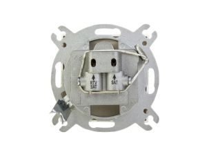 AS Gniazdo antenowe RTV-SAT-SAT ecru GPA-G2S/m/27