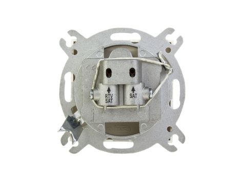 AS Gniazdo antenowe RTV-SAT-SAT ecru GPA-G2S/m/27
