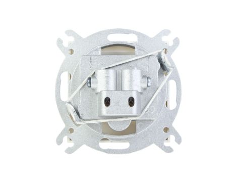 IMPRESJA Gniazdo antenowe RTV przelotowe 10dB ecru GPA-10YP/m/27