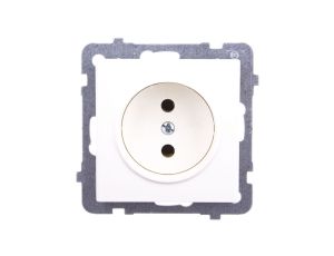 SONATA Gniazdo pojedyncze b/u ecru GP-1R/m/27