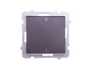 SONATA Łącznik podwójny czekoladowy metalik ŁP-11R/m/40