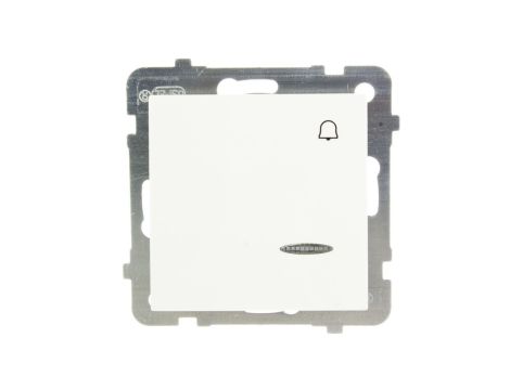 AS Przycisk /dzwonek/ z podświetleniem ecru ŁP-6GS/m/27