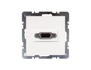 Berker/B.Kwadrat Gniazdo VGA śnieżnobiałe 3315408989