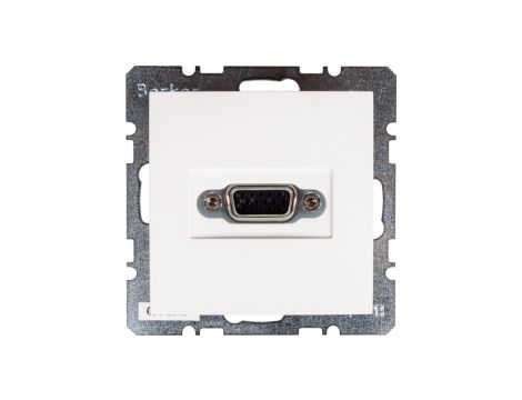 Berker/B.Kwadrat Gniazdo VGA śnieżnobiałe 3315408989