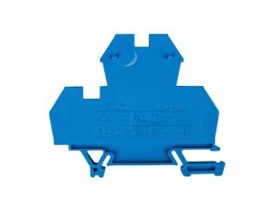 Złączka szynowa 2-piętrowa 4mm2 niebieska EURO 43550BL /50szt./