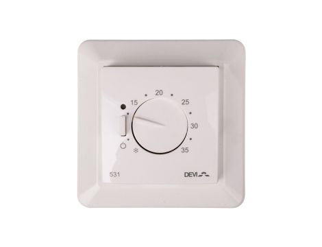 Termostat DEVIreg 531 230V 16A -5-35C IP31 biały 140F1034