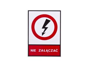 Tabliczka /znak zakazu/ TZZ 74x105S E04TZ-01031120200 /10szt./