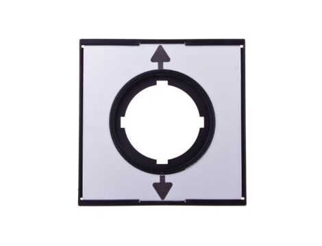 Tabliczka opisowa aluminium kwadratowa STRZAŁKI GÓRA/DÓŁ M22-XCK3 290260 /10szt./