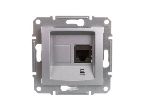 Sedna Gniazdo komputerowe kat. 6 aluminiowe SDN4700160