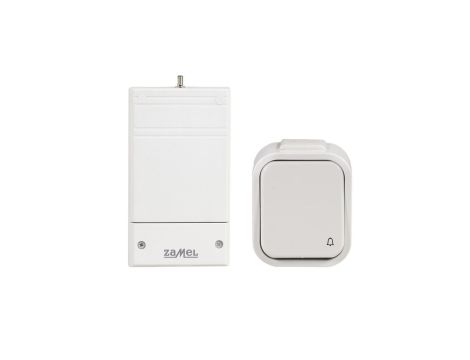 Bezprzewodowy sterownik dzwonka SMYK 230V z przyciskiem hermetycznym BSD-202H SUN10000002