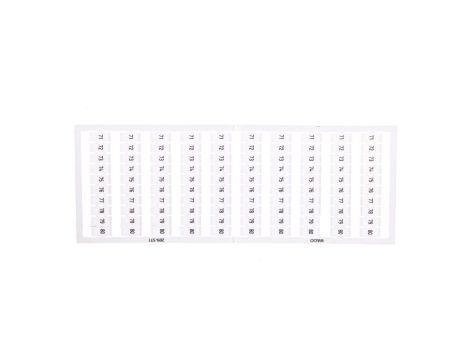 Ramka z oznacznikami 10x 71-80 209-571 /5szt./